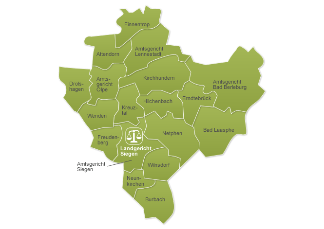 Landgerichtsbezirk Siegen Landgerichtsbezirk Siegen
